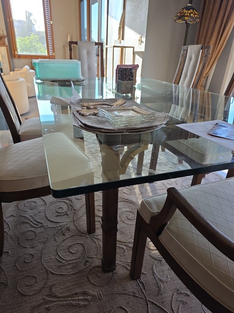 Glass Dining Table