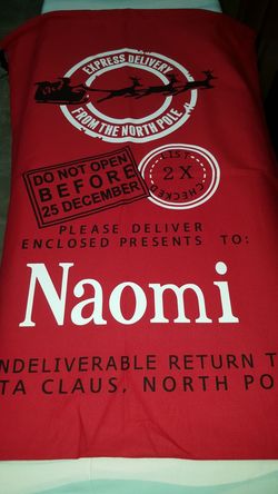 Personalized Santa Bags!!!!