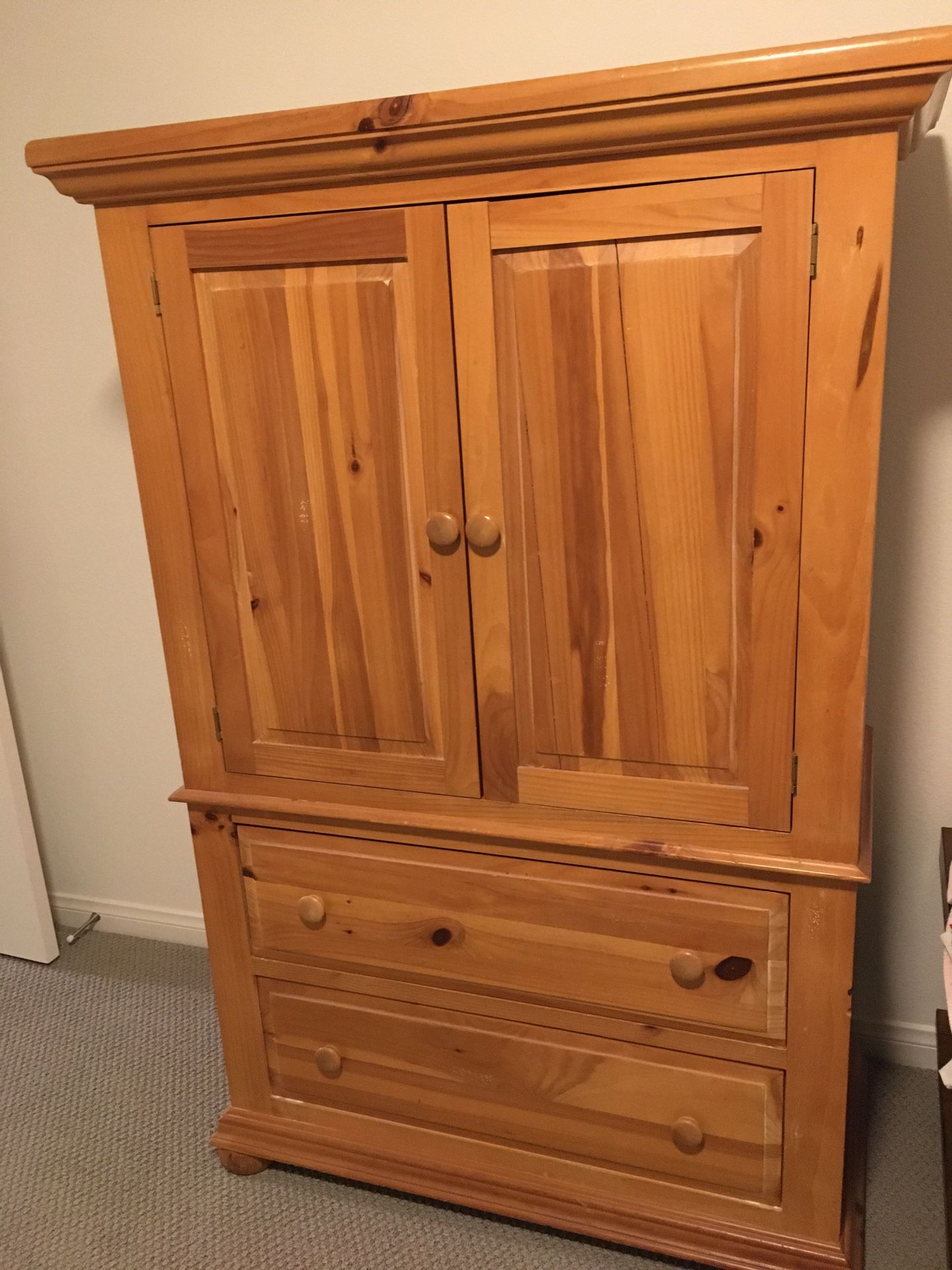 Make Offer - Broyhill Armoire - Solid Wood - Well made