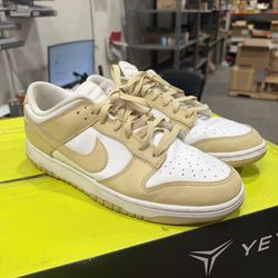 Beige/White Nike Dunk Low Size 13 – Clean 🔥 OBO