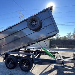 DUMP TRAILER 8x12x4
