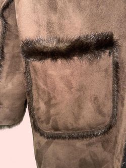 slim fit dress slacks Leather-Collar Cotton Barn Jacket – La Garçonne main image 0