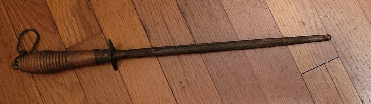 Vintage 12" Steel Knife Sharpener