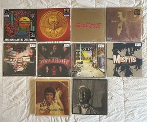 VINYL RECORDS SALE. $20 & UP. punk rock reggae blues R&B metal rap hip hop