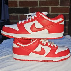 Nike Dunk Low Red White Men's Low Top , SP University Red Blanc. Sneaker. Size 10.5M