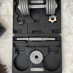 Dumbbells Adjustable With Case 