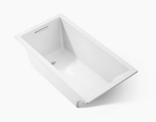 Underscore 60" x 32" Drop-In Bathtub In White