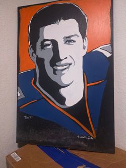 Tim T hand Painted potrait