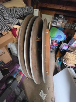 Large Round Banquet Tables Set of 4