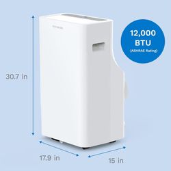 Beat the Heat! Portable 12000 BTU Air Conditioner