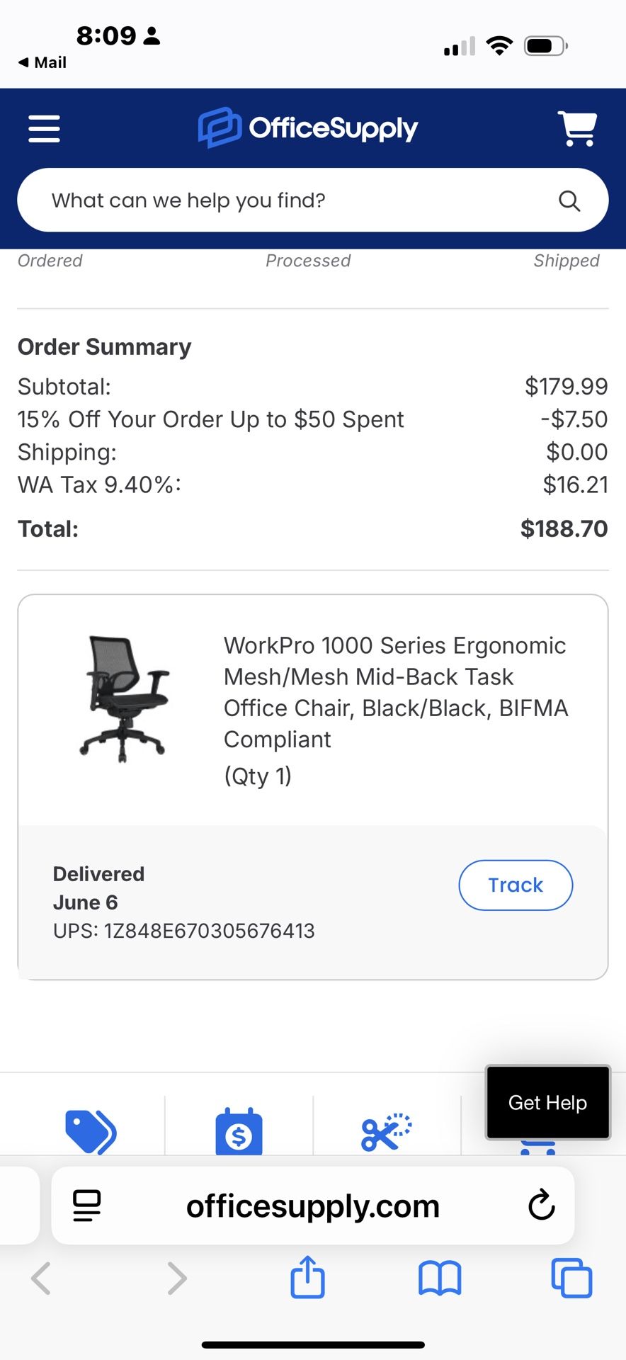 Brand New Office Chair- Can’t Use $100 Paid $188.