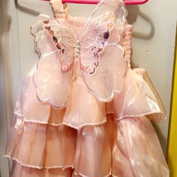 Pink Butterfly Dress