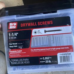 Drywall screws  1 1/4