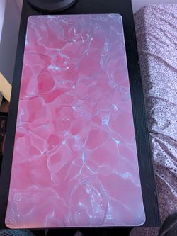 Pink mousepad, 16inch x 31 inch, unused