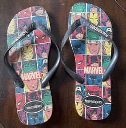 Havaianas Marvel Flip Flops, Size 10-13