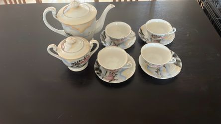 Vintage Hand Painted Tea Set