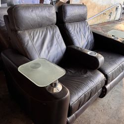 2 Reclinable Sofas From Movie Theatre 