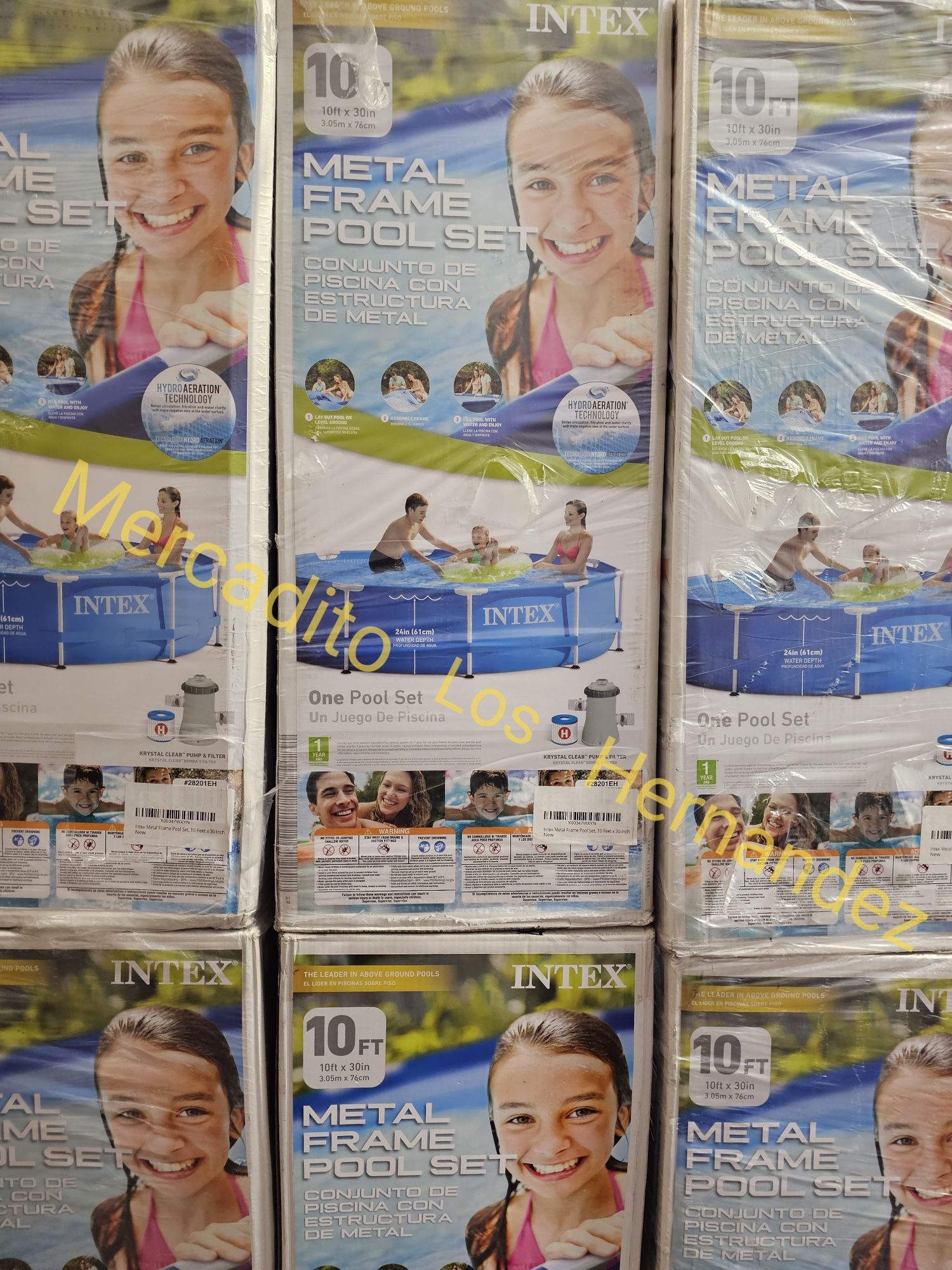 10ft x 30in Intex Metal Frame Swimming Pool ❗️Nuevas En Caja ❗️Brand Ne ❗️Alberca 