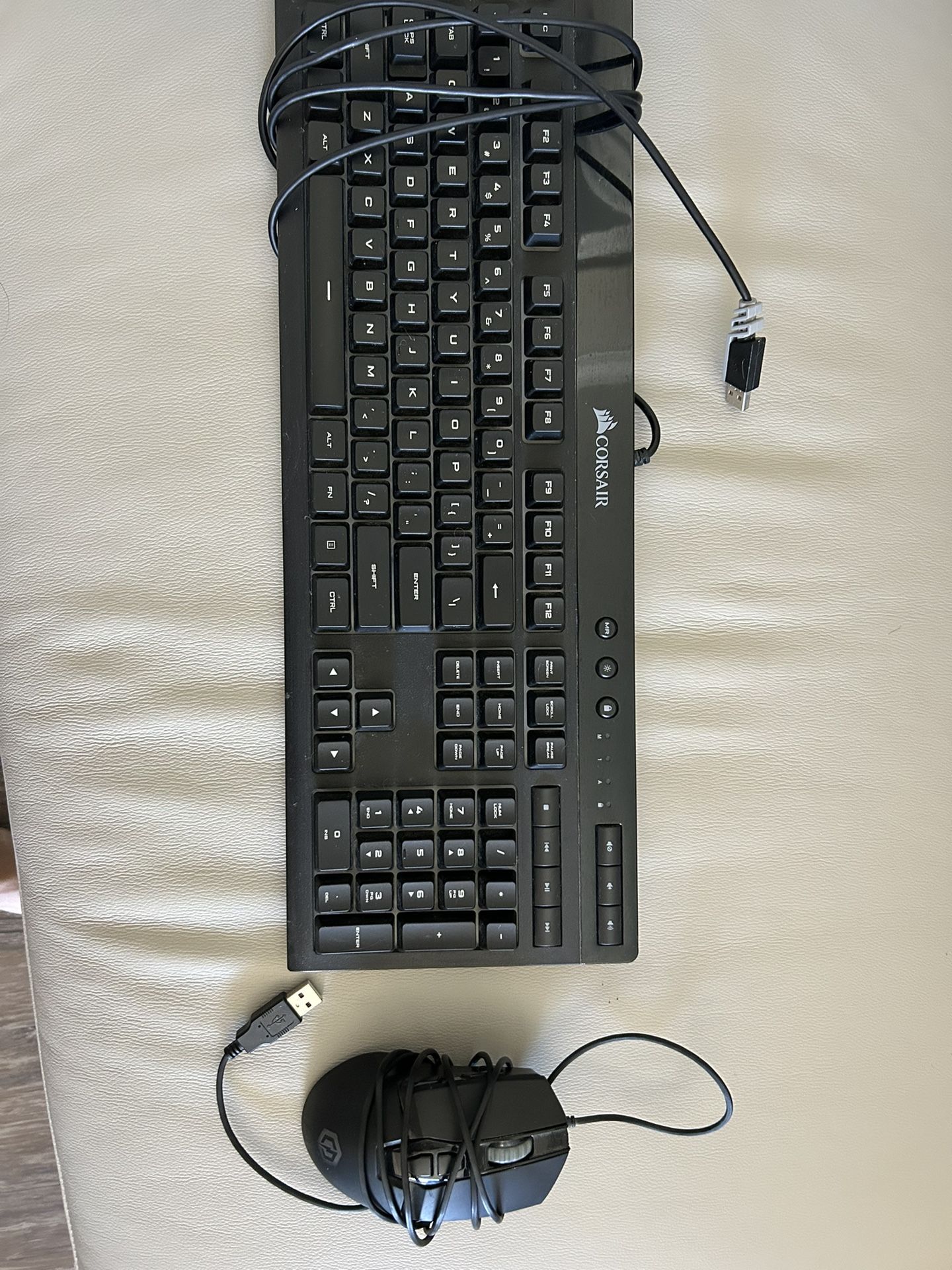 Keyboard and mouse