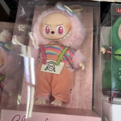 Pink Labubu Set With Outfit