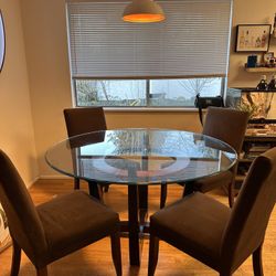 Glass Table Set