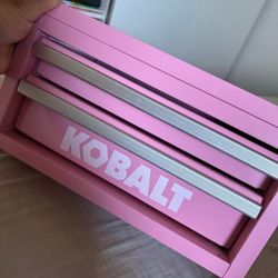 Pink Kobalt mini toolbox