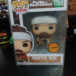 Brand New Park's and Recreation Hunter Ron #1150 Limited Edition Chase Funko Pop 