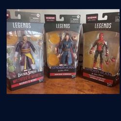 Marvel legends Spider-Man Doctor Strange Wong