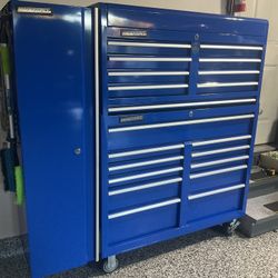 MasterForce Tool Box / Tool Chest With Side Locker