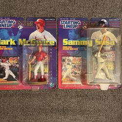 Baseball starting lineup figures