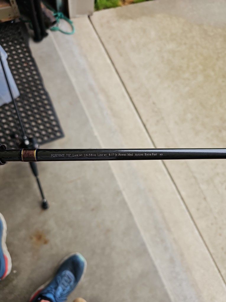 Quantum Kevin Van Dam Series Bait Caster Rod And Reel Combo. Excellent Condition. Bass Fishing