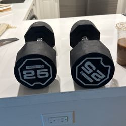 25 Pound Dumbbells Set Of Two In Incredible Condition