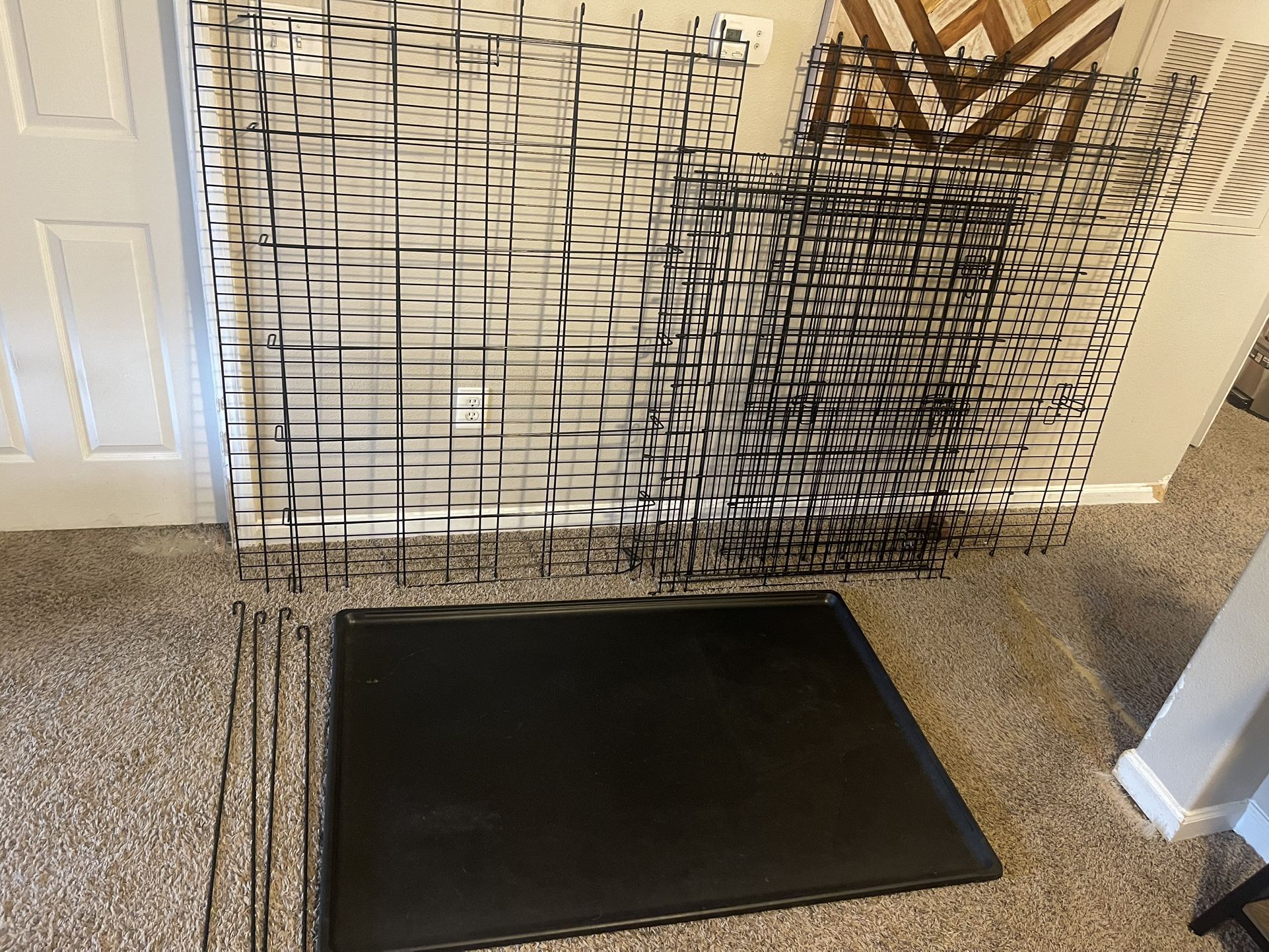 Huge 52in x 34.5in Dog Kennel w/ 2 Doors