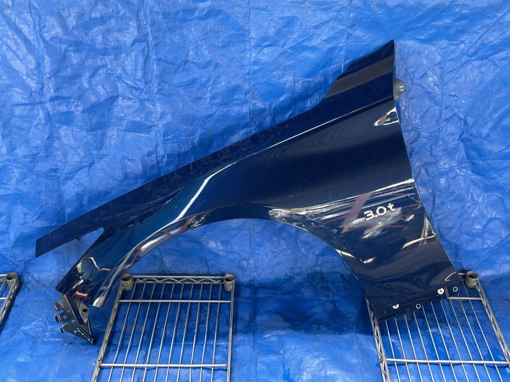 2014-2020 INFINITI Q50 LEFT DRIVER SIDE FENDER ASSEMBLY BLUE (RAY)