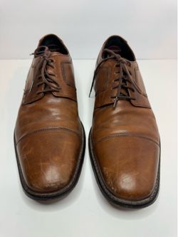 Johnston & Murphy Brown Leather Cap Toe Oxfords Men's Size 11 M