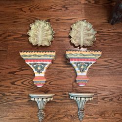 Decortive Wall Sconces/Plates