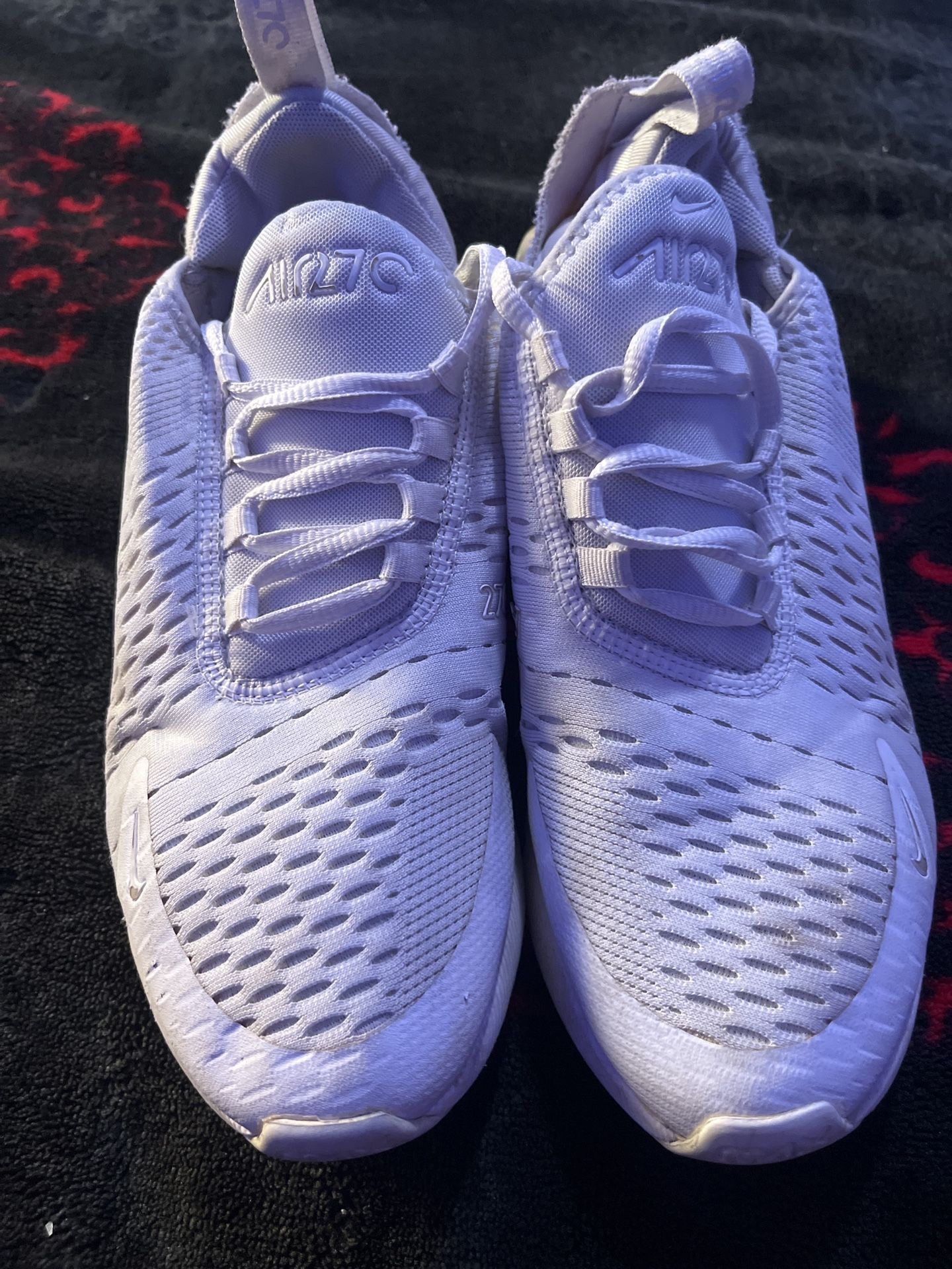 Nike Air Max 270 Triple White – Size 6.5(Men’s) – Lightly Worn