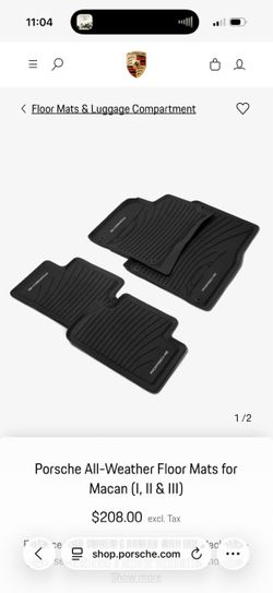 Porsche Macan All Weather Floor Mats