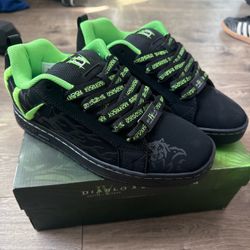 Rare limited edition dc shoes x diablo vessel of hatred shoes