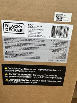 BLACK+DECKER 20V MAX Cordless Hedge Trimmer