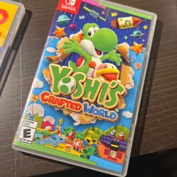 Yoshi's Crafted World on the Nintendo Switch