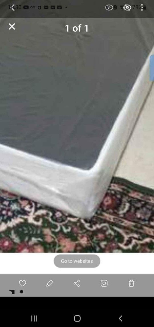 queen size box spring can deliver