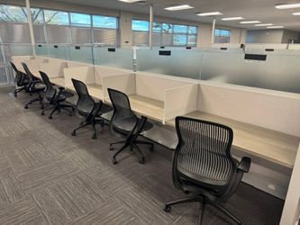 Used Office Cubicles With Glass