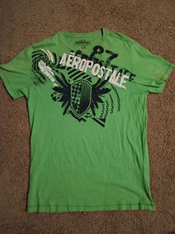 Green Aeropostale Men's T-Shirt Large