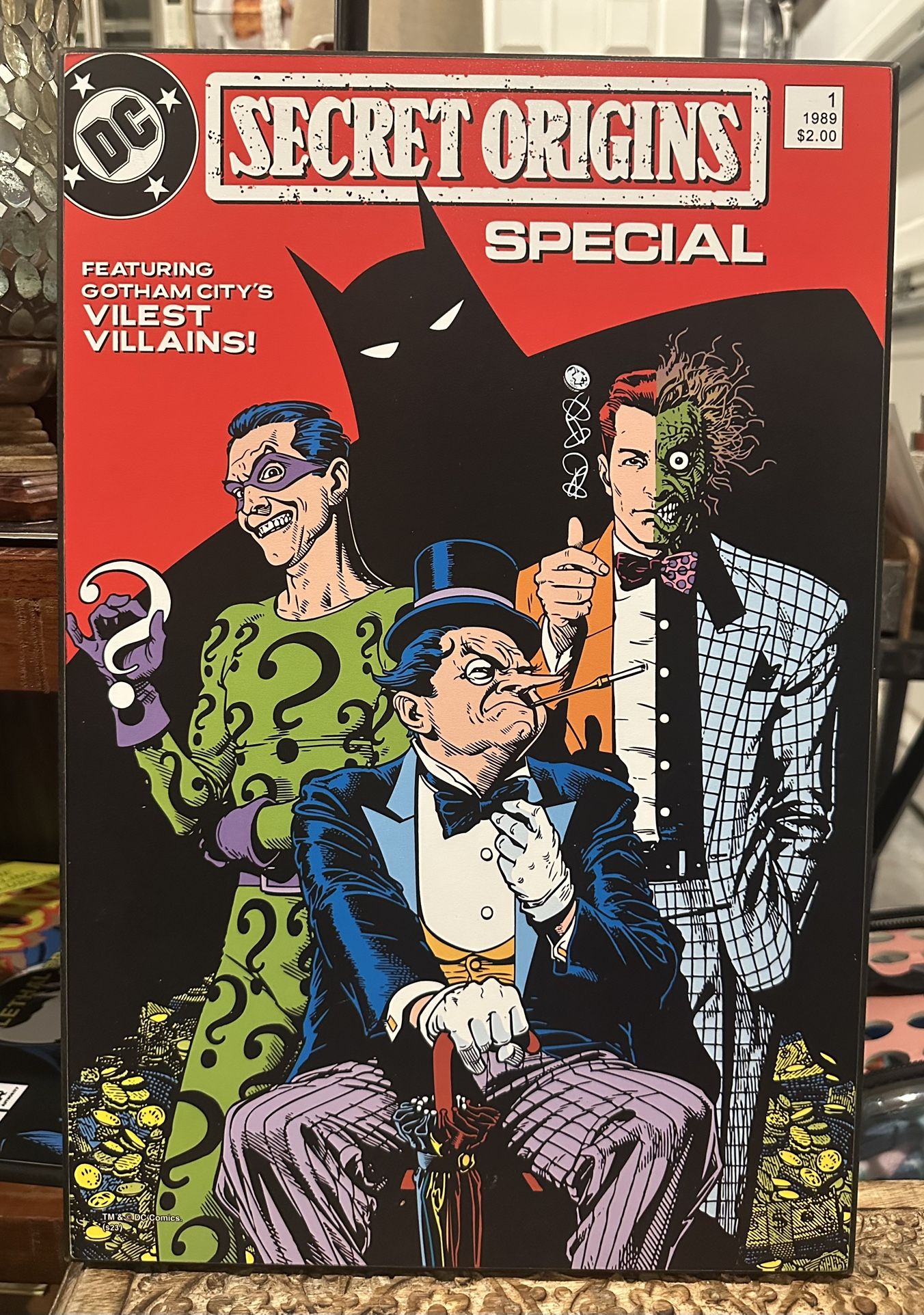 Batman and Enemies / Art Wall 13x19in