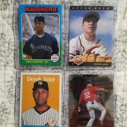 Baseball Studs... 4 Card Lot.