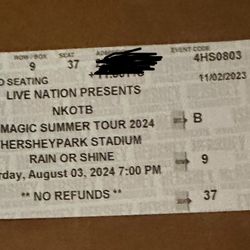 TICKETS  New Kids On The Block 