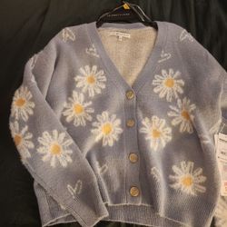 Fuzzy Juniors Cardigan