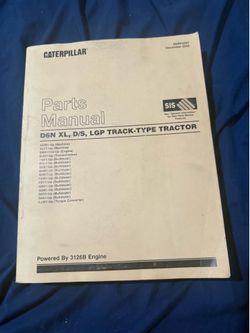 Caterpillar D6N XL, D/S, LGP Track-Type Tractor Parts Manual