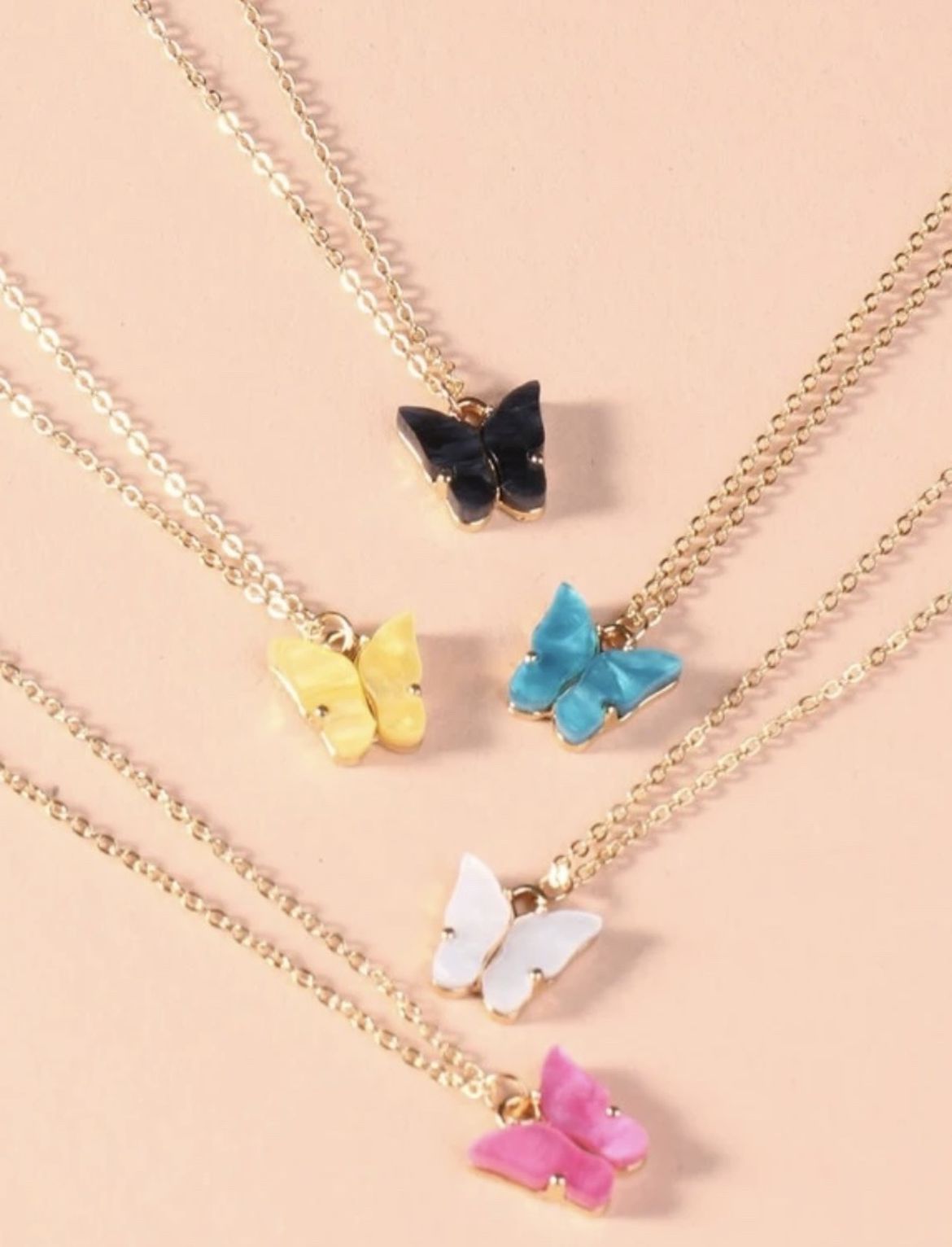 5 New Butterfly Necklace